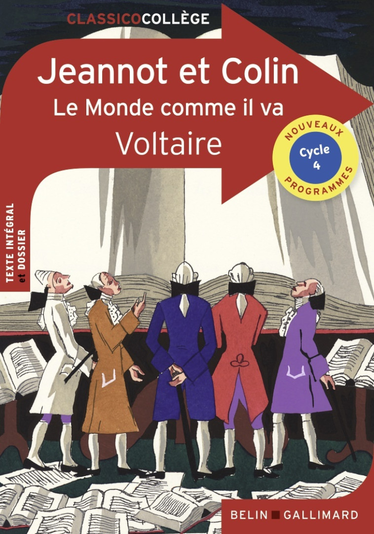 JEANNOT ET COLIN LE MONDE COMME IL VA - VOLTAIRE - BELIN EDUCATION