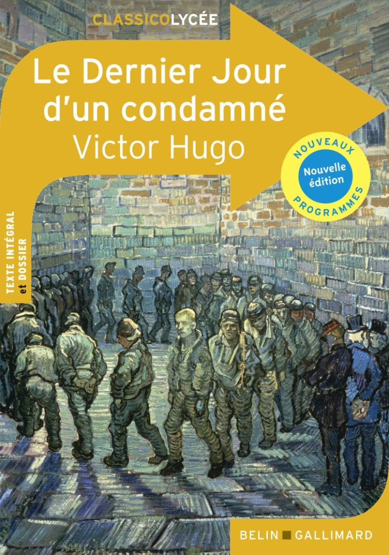 LE DERNIER JOUR D'UN CONDAMNE ED 2021 - HUGO VICTOR - BELIN EDUCATION