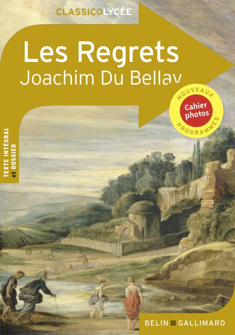 LES REGRETS - DU BELLAY JOACHIM - BELIN EDUCATION