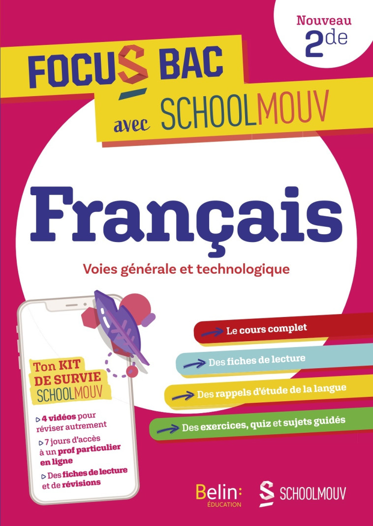 FRANCAIS SECONDE VOIES GENERALE ET TECHNOLOGIQUE - KUTUKDJIAN GARANCE / - BELIN EDUCATION