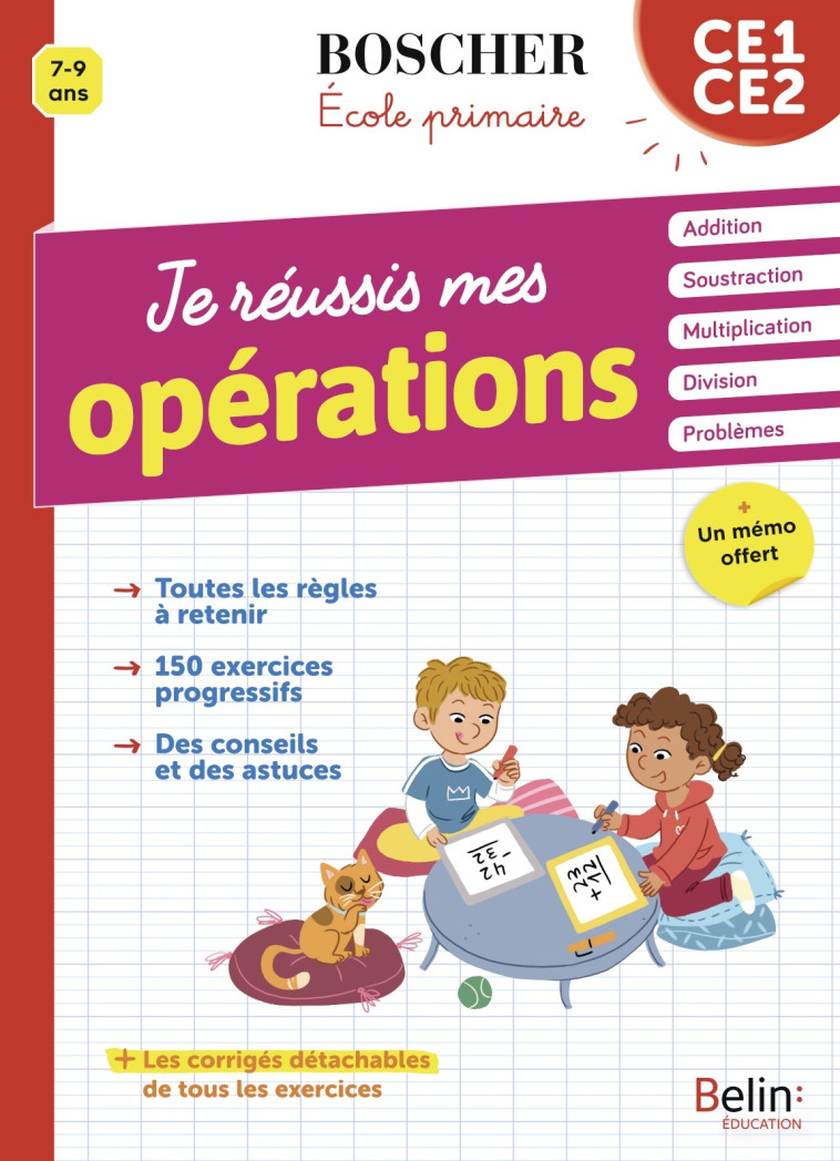 JE REUSSIS MES OPERATIONS CE1 CE2 - SANSEY GERARD - BELIN EDUCATION