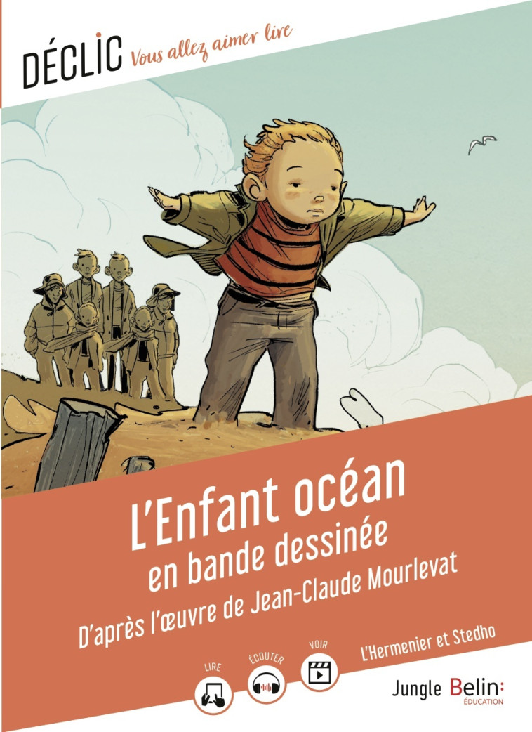 L'ENFANT OCEAN EN BANDE DESSINEE - MOURLEVAT - BELIN EDUCATION