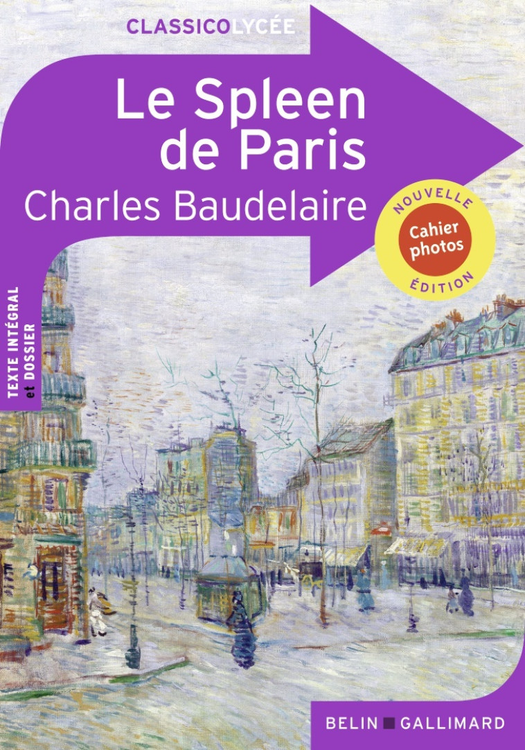 LE SPLEEN DE PARIS - BAUDELAIRE/HUBAC - BELIN EDUCATION