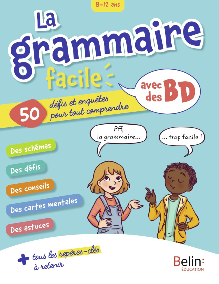 LA GRAMMAIRE EN BD - DOUTSAS/THERAULAZ - BELIN EDUCATION