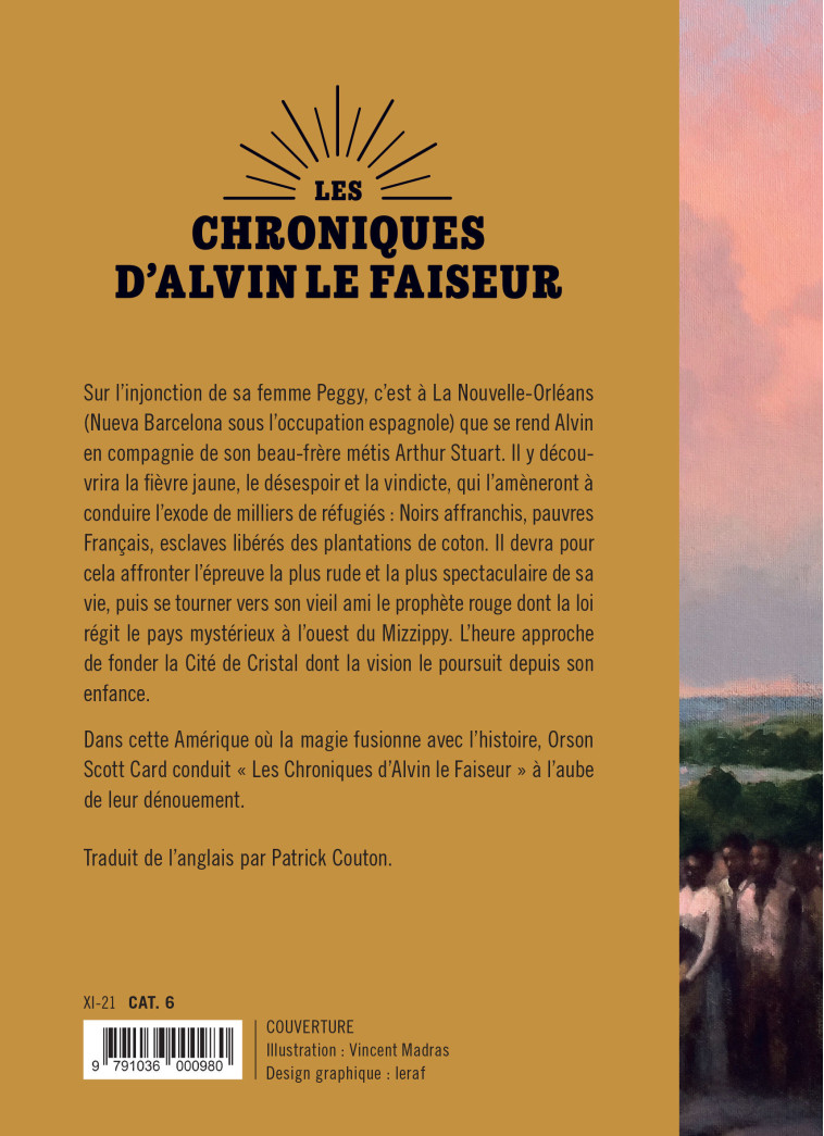 LES CHRONIQUES D'ALVIN LE FAISEUR T06 LA CITE DE CRISTAL - CARD ORSON SCOTT - ATALANTE