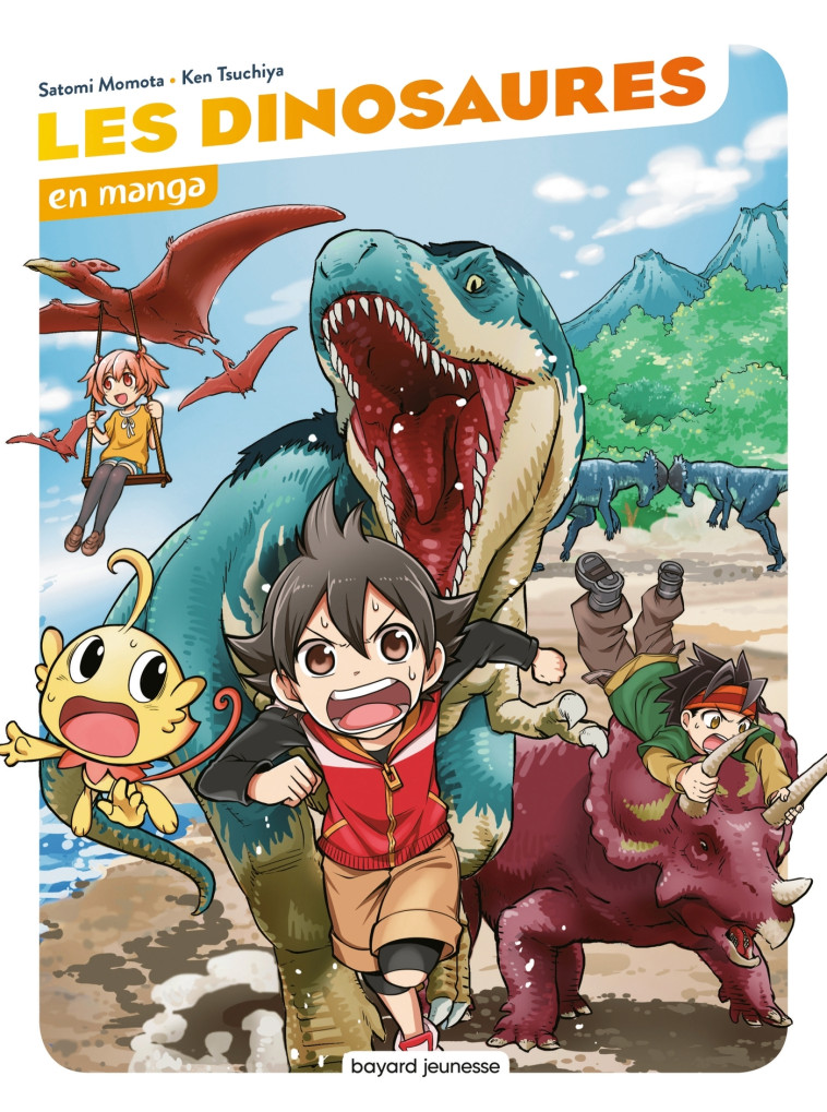 LES DINOSAURES EN MANGA - SATOMI MOMOTA - BAYARD JEUNESSE