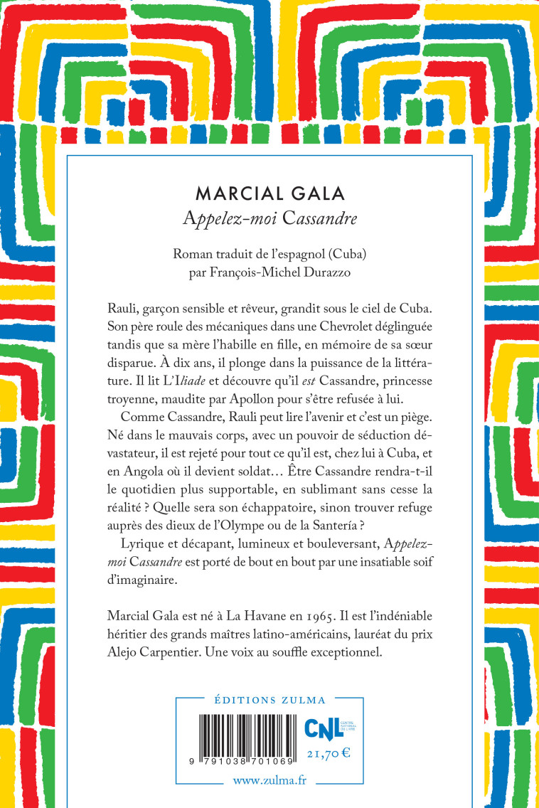 APPELEZ-MOI CASSANDRE - GALA MARCIAL - ZULMA