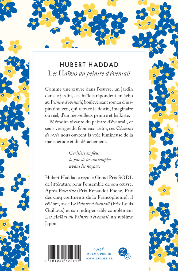 LES HAIKUS DU PEINTRE D'EVENTAIL - HADDAD HUBERT - ZULMA