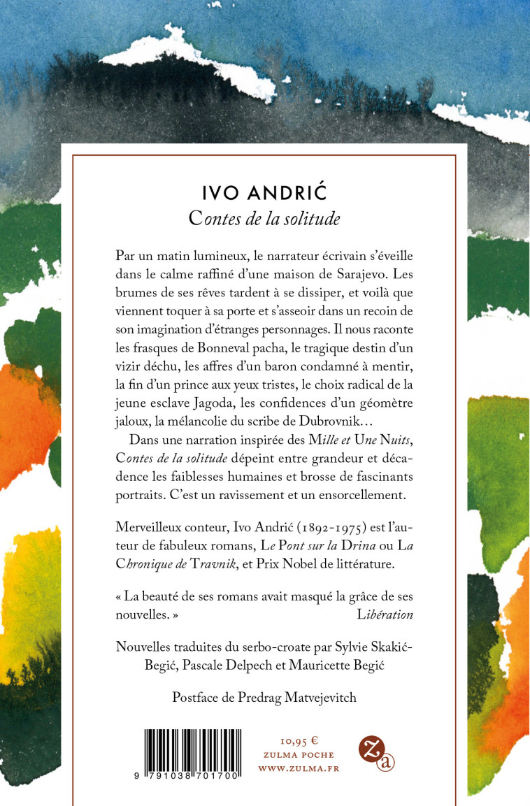 CONTES DE LA SOLITUDE - ANDRIC IVO - ZULMA