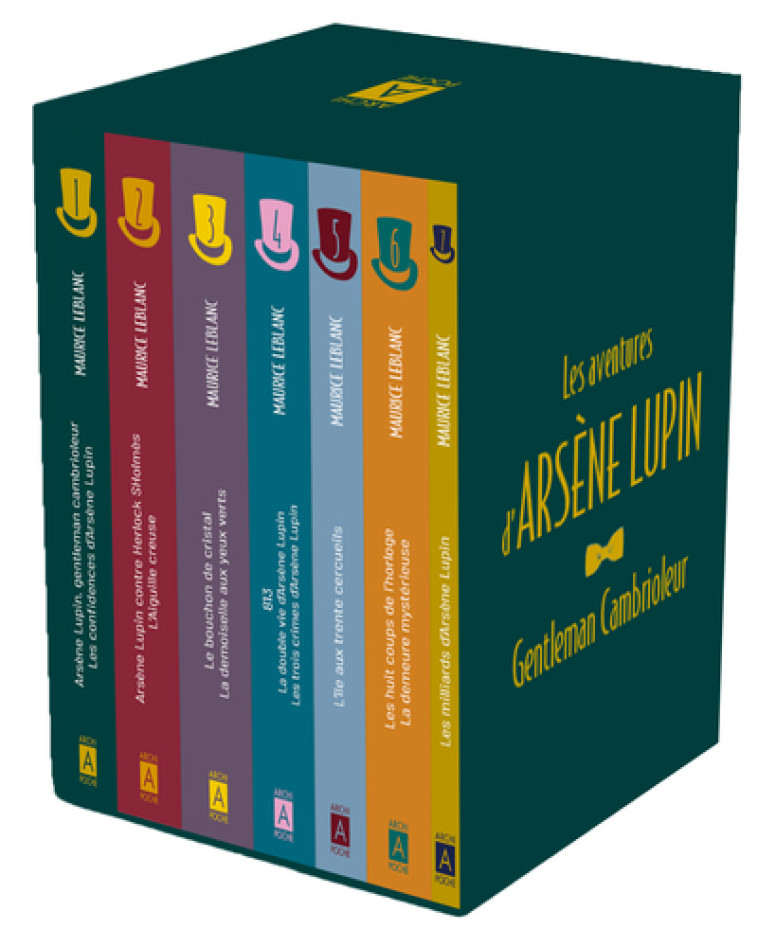 COFFRET ARSENE LUPIN 7 TITRES - LEBLANC MAURICE - ARCHIPOCHE