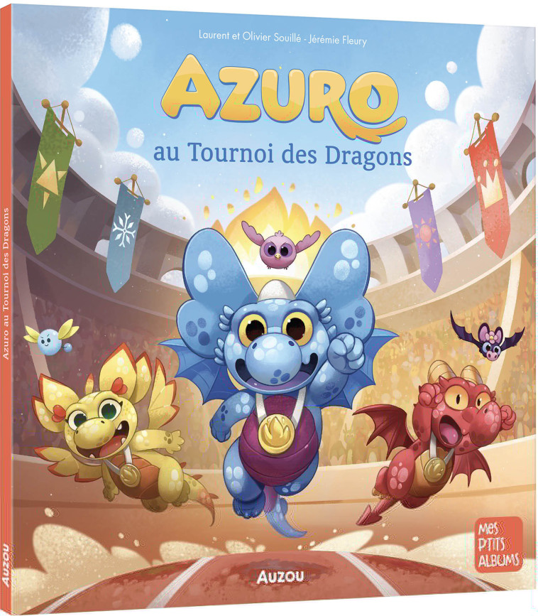 AZURO AU TOURNOI DES DRAGONS - SOUILLE LAURENT ET OLIVIER/FLE - AUZOU