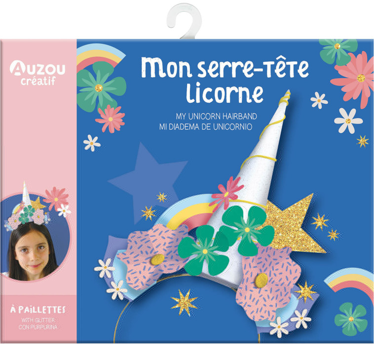 MON SERRE-TETE LICORNE - EN PAILLETTES - XXX - AUZOU