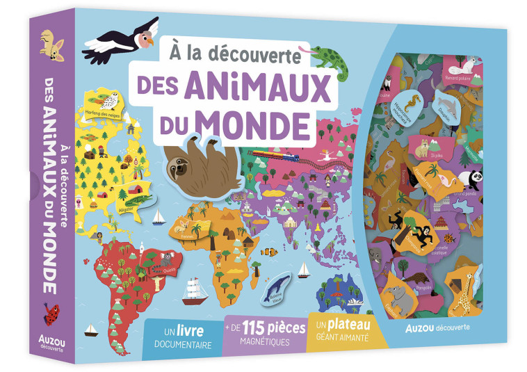 A LA DECOUVERTE DES ANIMAUX DU MONDE - PINTO/BILLIOUD - AUZOU