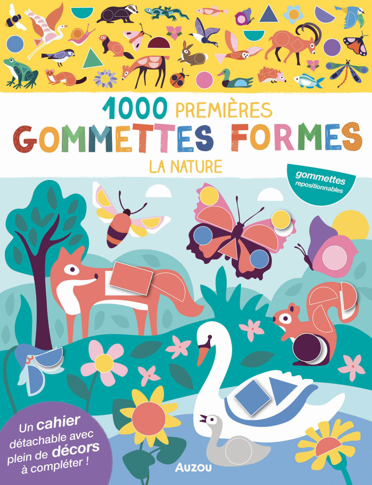 1000 PREMIERES GOMMETTES FORMES - LA NATURE - TAYLOR NADIA - AUZOU