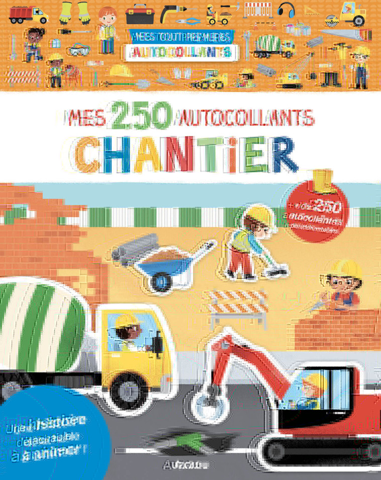 MES 250 AUTOCOLLANTS CHANTIER - WU YI-HSUAN - AUZOU