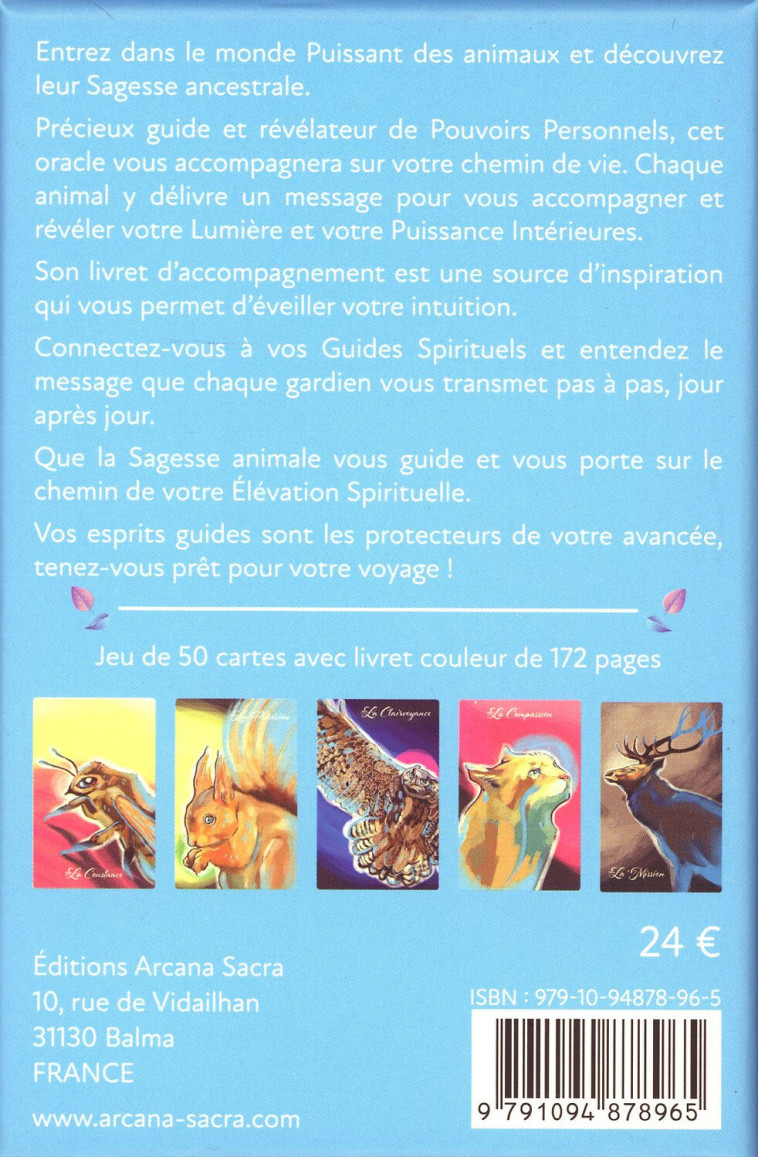 L'ORACLES DES ESPRITS GUIDES (BOITE CLOCHE) - BILLOTEY CAMILLE - ARCANA SACRA