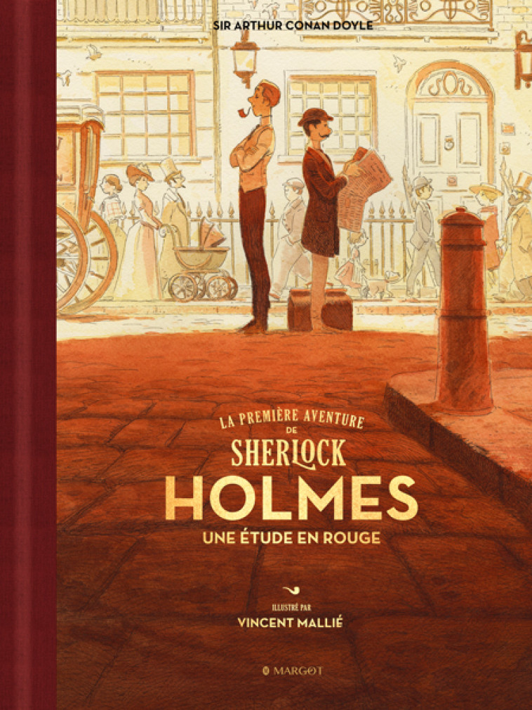 LA PREMIERE AVENTURE DE SHERLOCK HOLMES : UNE ETUDE EN ROUGE - MALLIE/CONAN-DOYLE - MARGOT