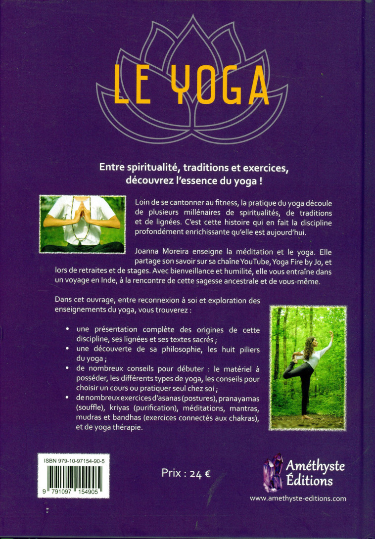 LE YOGA - COLLECTION LES ESSENTIELS BIEN-ETRE - MOREIRA JOANNA - AMETHYSTE ED