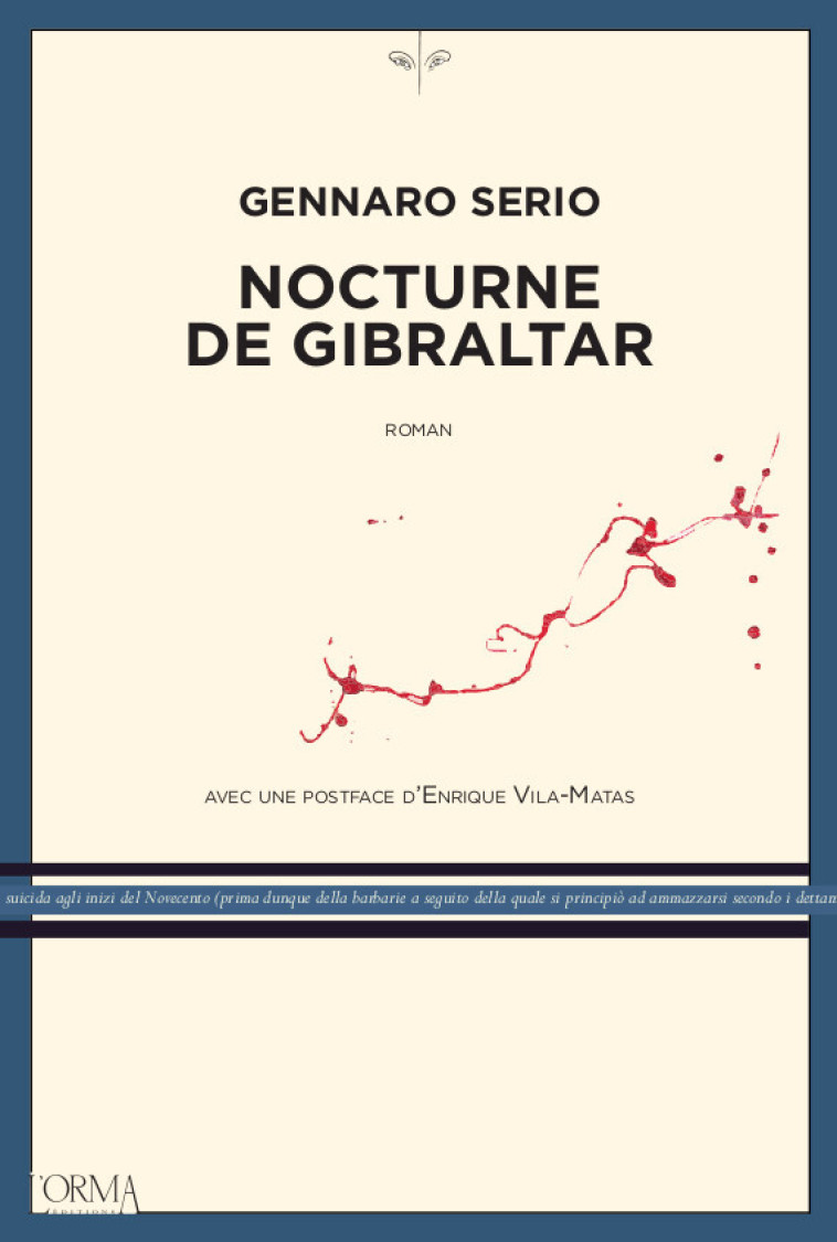 NOCTURNE DE GIBRALTAR - SERIO/VILA-MATAS - ORMA