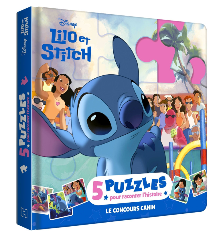 LILO ET STITCH - Mon Petit Livre Puzzle - 5 puzzles 9 pièces - Disney -  Collectif - DISNEY HACHETTE