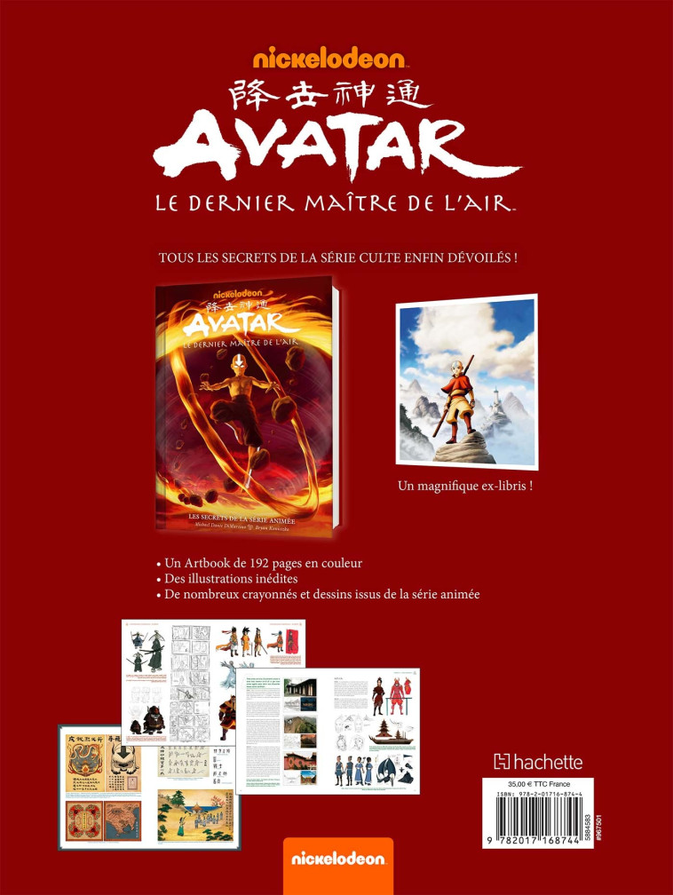 Avatar, Le dernier maître de l'air - artbook - Les secrets de la série animée -   - HACHETTE COMICS