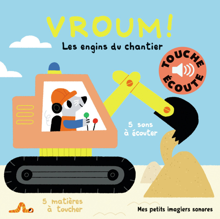 Vroum ! Les engins du chantier - Marion Billet - GALLIMARD JEUNE