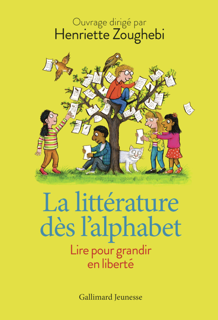 La littérature dès l'alphabet -  Collectif - GALLIMARD JEUNE