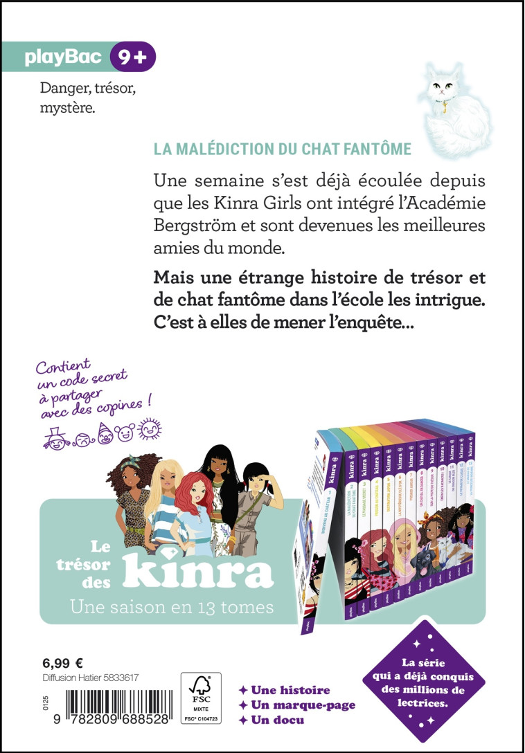 Le trésor des Kinra - La malédiction du chat fantôme - Tome 2 nouvelle édition -  Moka - PLAY BAC