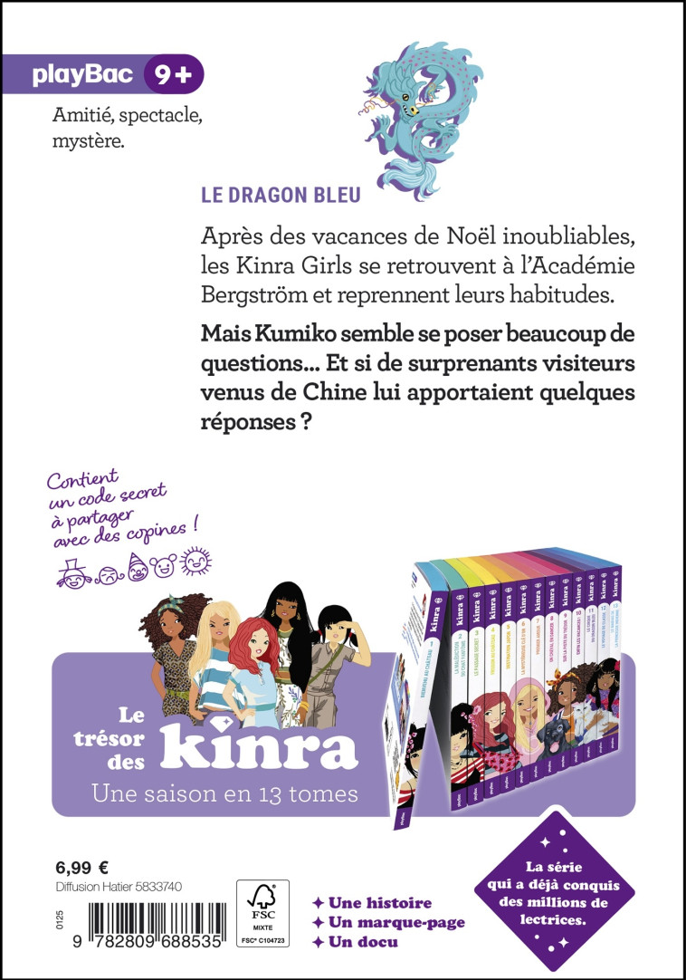 Le trésor des Kinra - Le Dragon bleu - Tome 11 nouvelle édition -  Moka - PLAY BAC