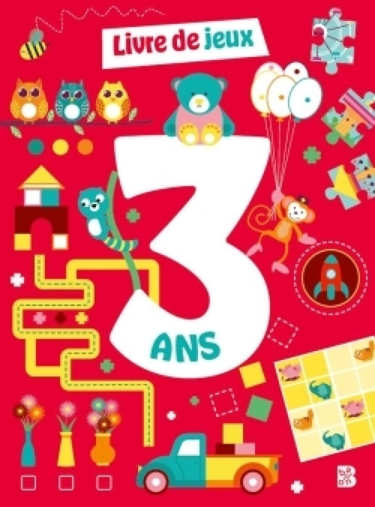 Le livre de jeux : 3 ans - XXX - BALLON