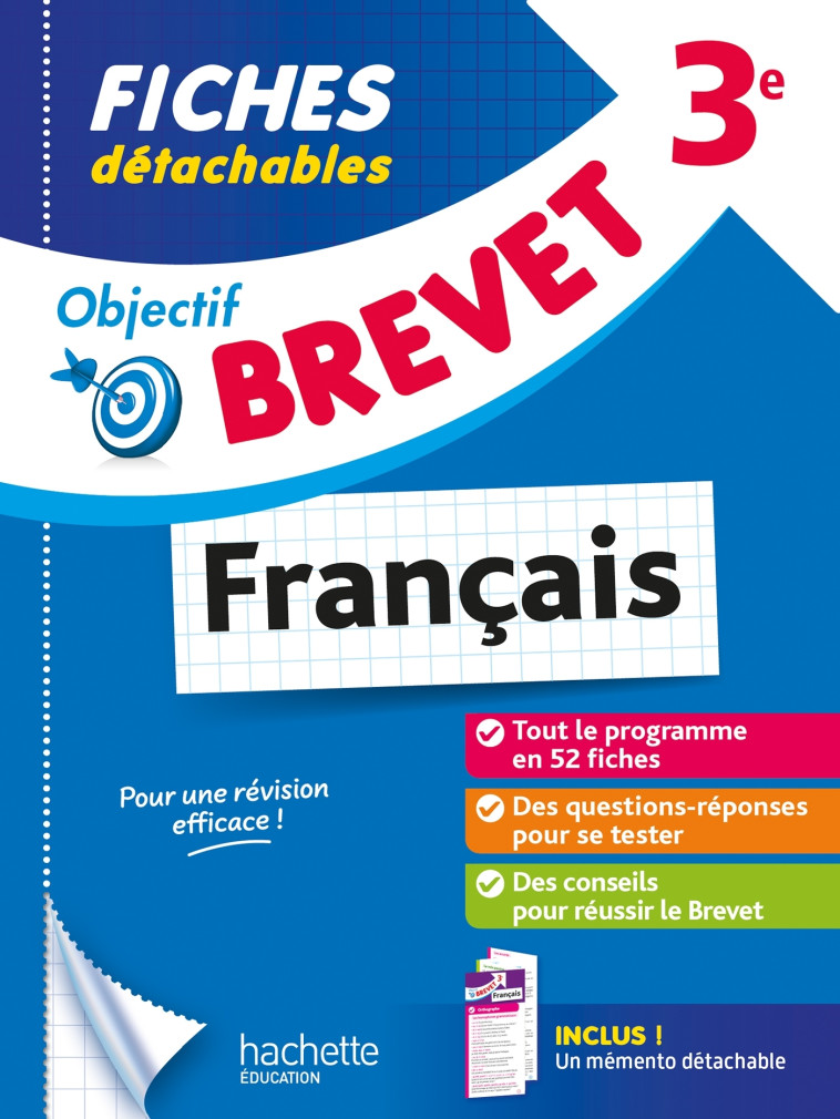 Objectif Brevet - Fiches Français 3e - Isabelle De Lisle - HACHETTE EDUC