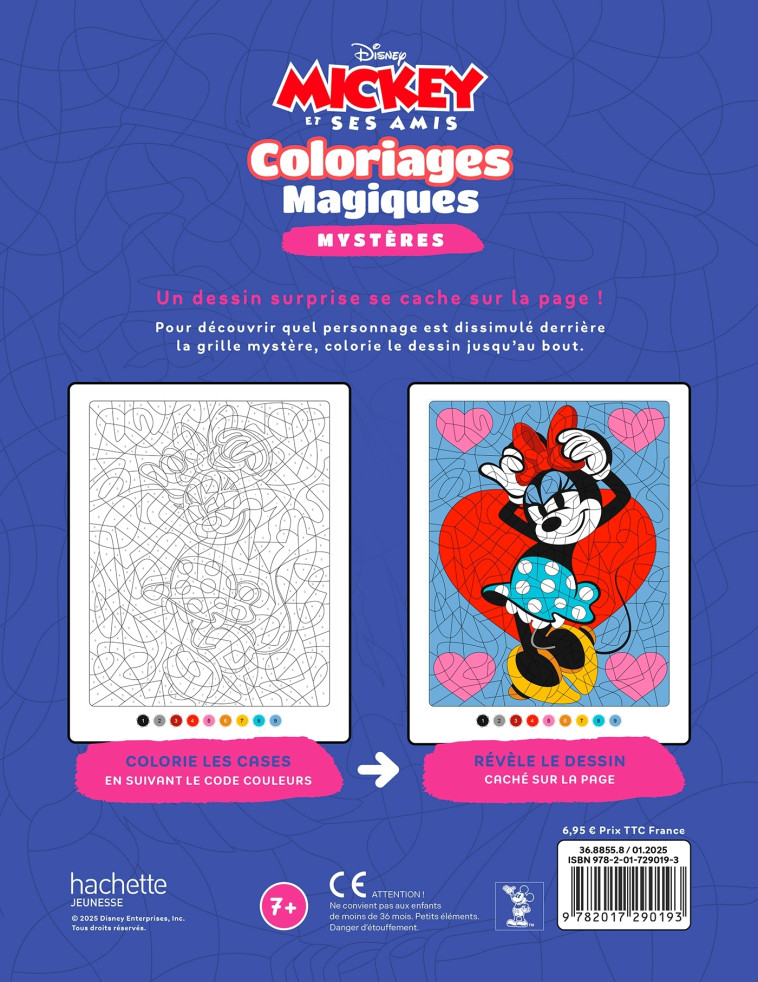 MICKEY ET SES AMIS - Coloriages Magiques - Mystères (7+) - Disney Junior - XXX - DISNEY HACHETTE