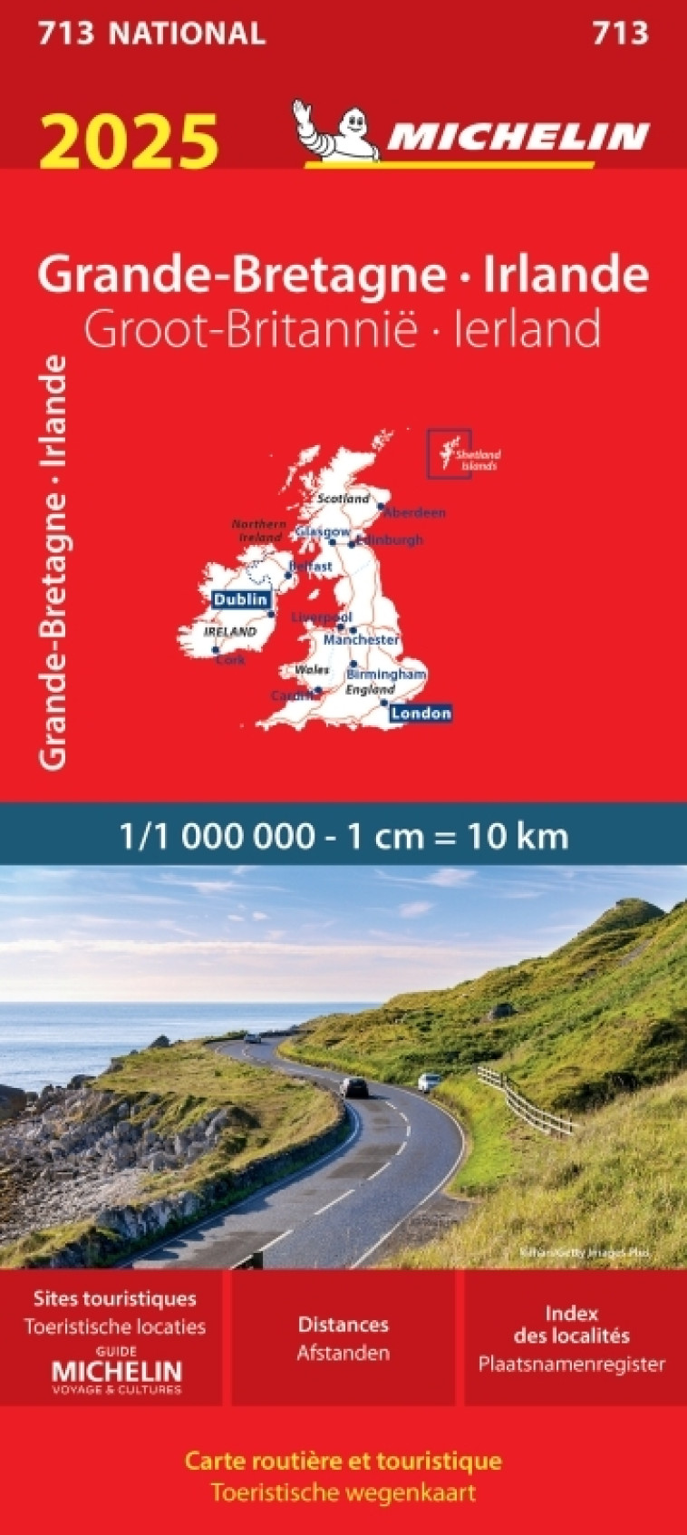 Carte Nationale Grande-Bretagne, Irlande 2025 - XXX - MICHELIN