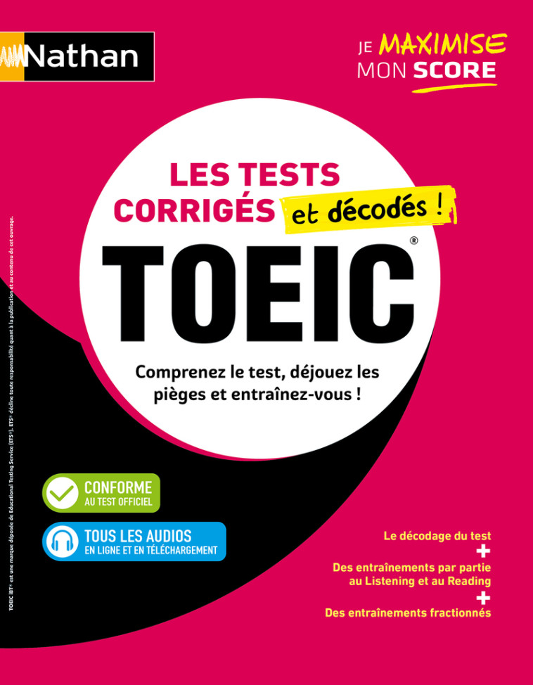 TOEIC - Les Tests corrigés et décodés - Paul Leitch - NATHAN