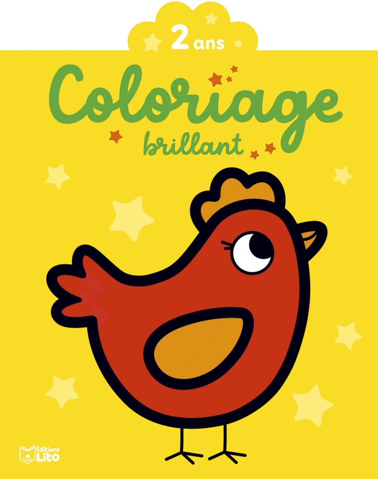 COLORIAGE BRILLANT LA POULE - XXX - LITO