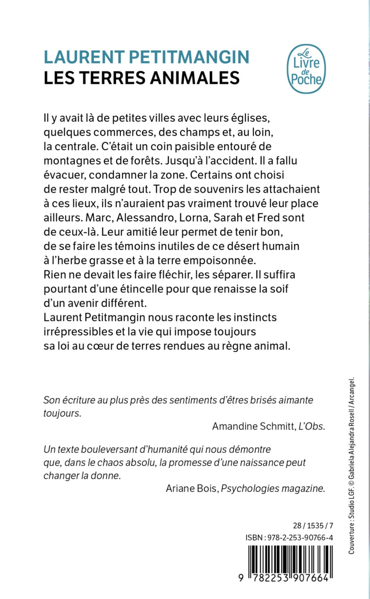 Les Terres animales - Laurent Petitmangin - LGF