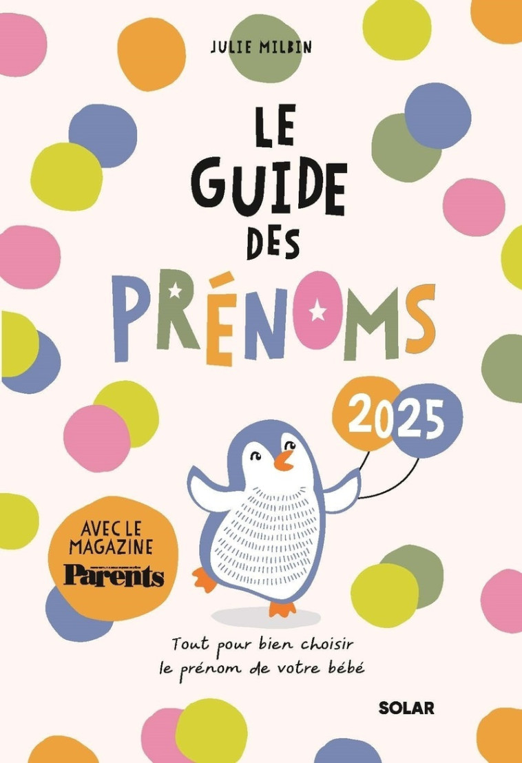 Guide des prénoms 2025 - Julie Milbin - SOLAR