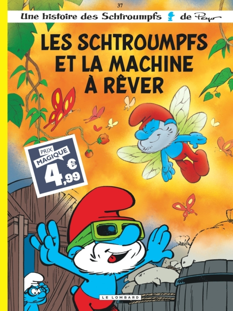 Les Schtroumpfs Lombard - Tome 37 - Les Schtroumpfs et la machine à rêver -  De Coninck - LOMBARD