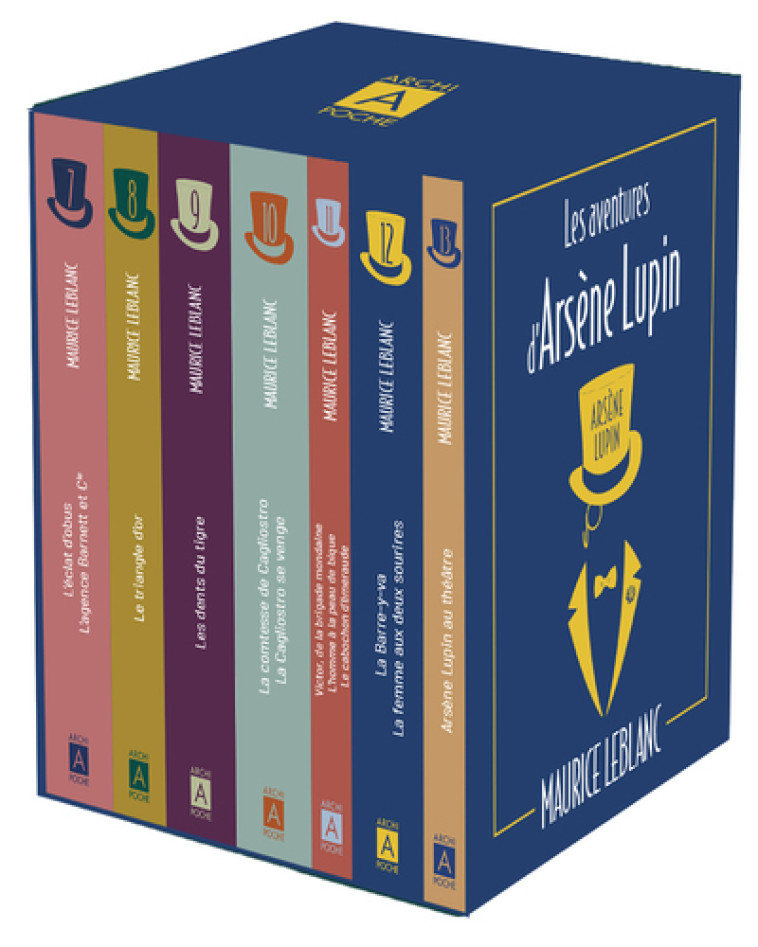 Coffret Arsène Lupin 2 - Les autres chefs-d'oeuvre - Maurice Leblanc - ARCHIPOCHE