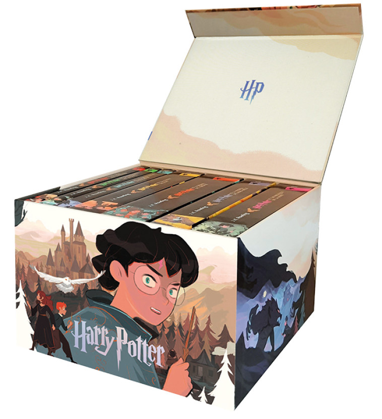 Harry Potter - Coffret Harry Potter -  J.K. ROWLING - GALLIMARD JEUNE