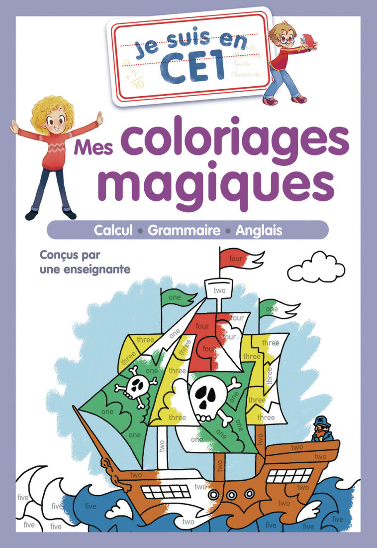 Je suis en CE1 - Mes coloriages magiques - CE1 - Emmanuel Ristord - PERE CASTOR