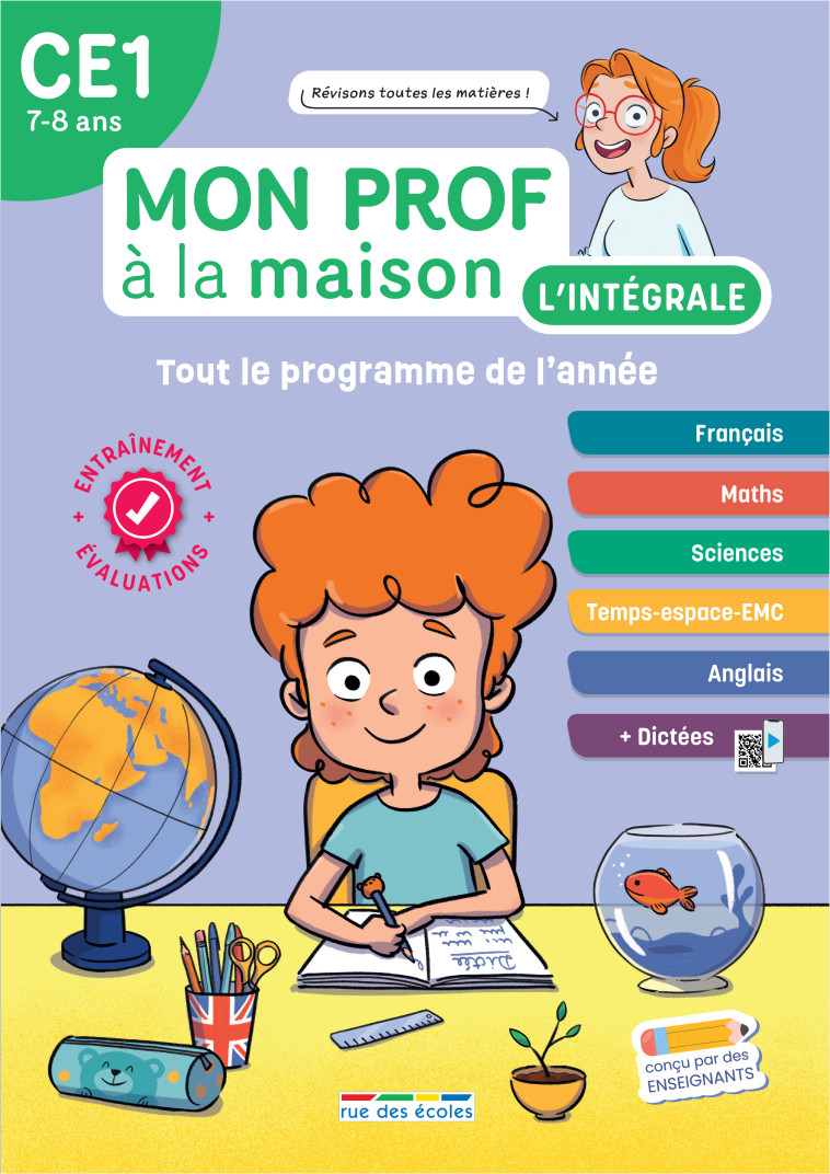 Mon prof à la maison - L'intégrale CE1 - Toute mon année - Emmanuelle Deschamps - RUE DES ECOLES