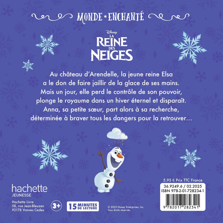 LA REINE DES NEIGES - Monde Enchanté - L'histoire du film - Disney - XXX - DISNEY HACHETTE