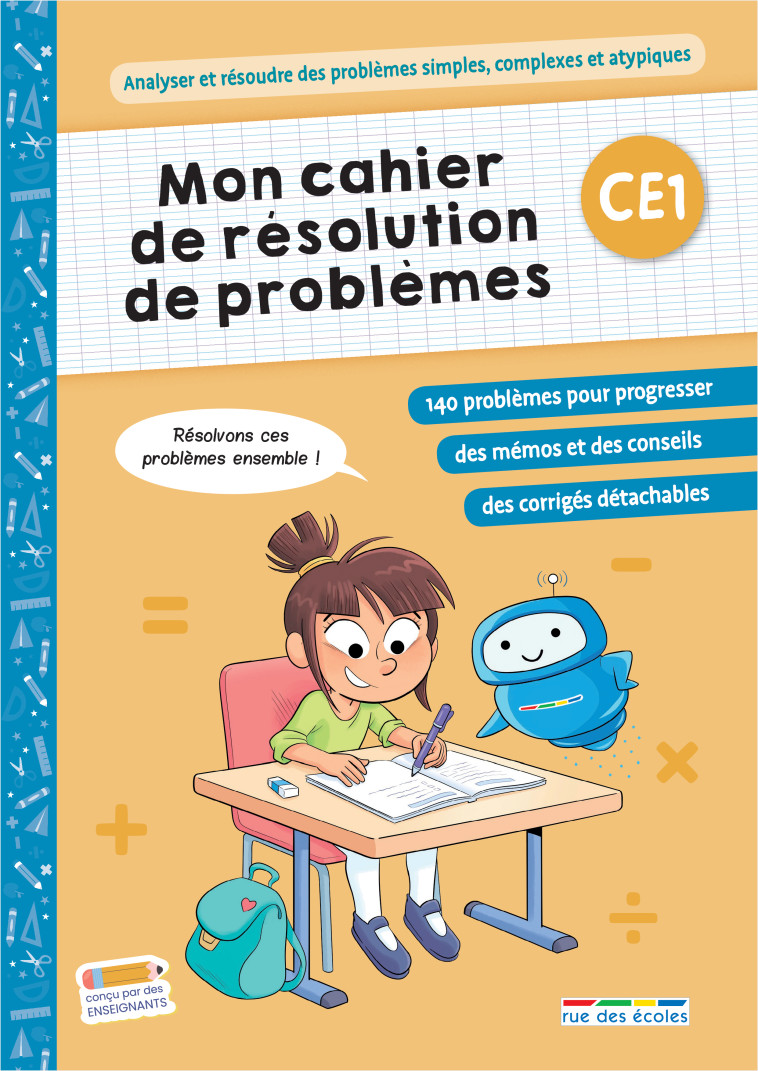 Mon cahier de résolution de problèmes CE1 -  Collectif - RUE DES ECOLES