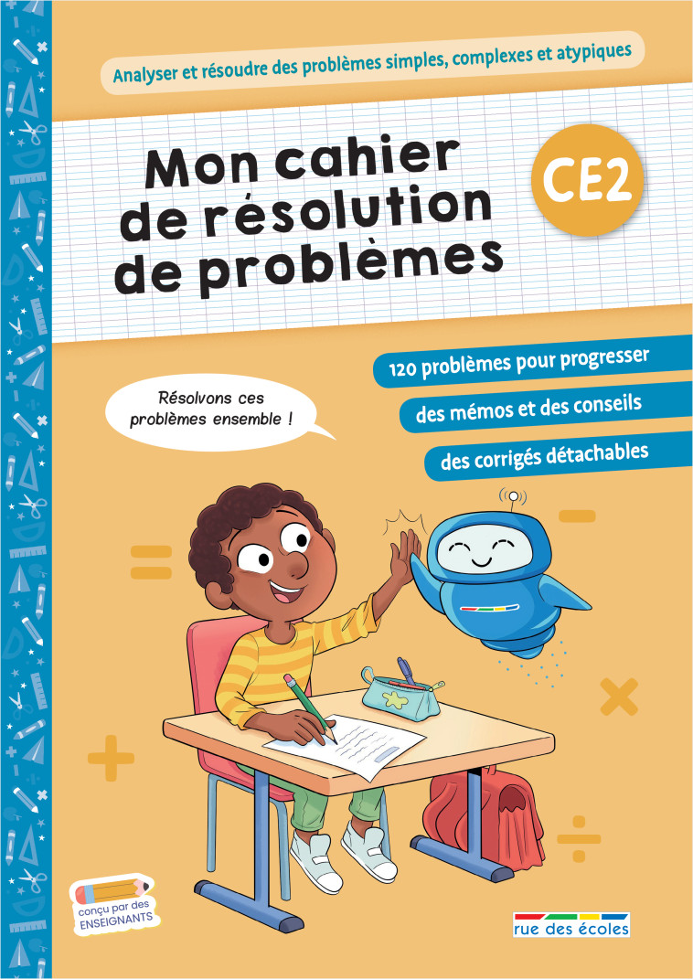 Mon cahier de résolution de problèmes CE2 -  Collectif - RUE DES ECOLES