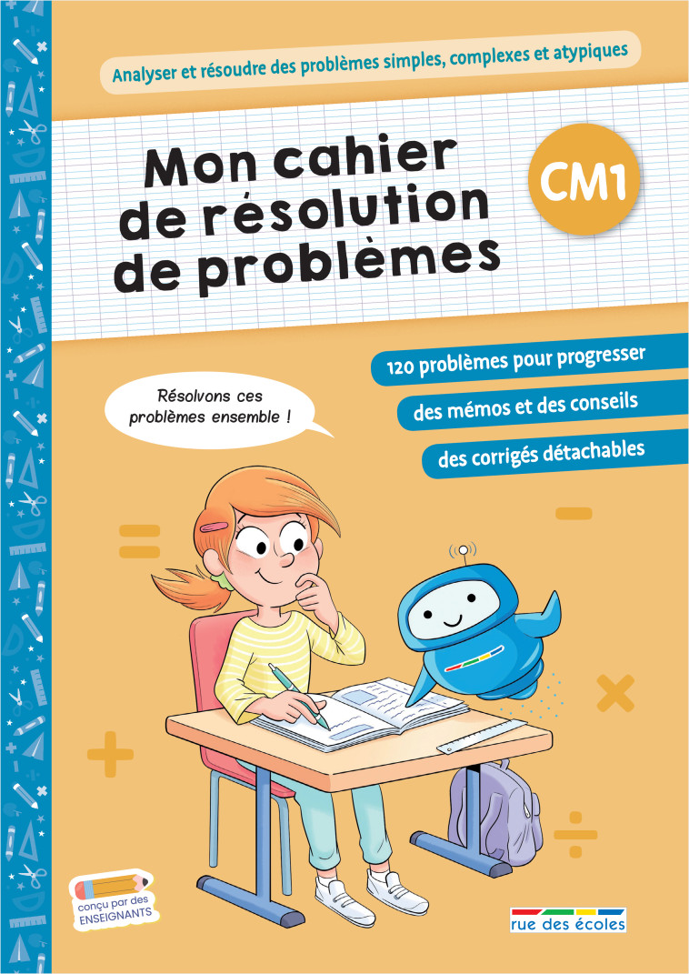 Mon cahier de résolution de problèmes CM1 -  Collectif - RUE DES ECOLES