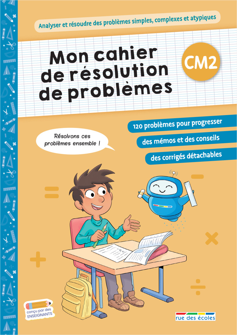 Mon cahier de résolution de problèmes CM2 -  Collectif - RUE DES ECOLES