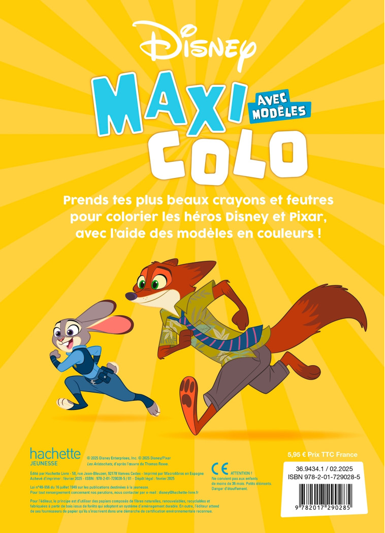 DISNEY - Maxi Colo avec modèles (4+) - XXX - DISNEY HACHETTE