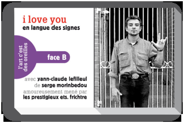 JE T'AIME / I LOVE YOU - Serge Morinbedou - FRICHTRE