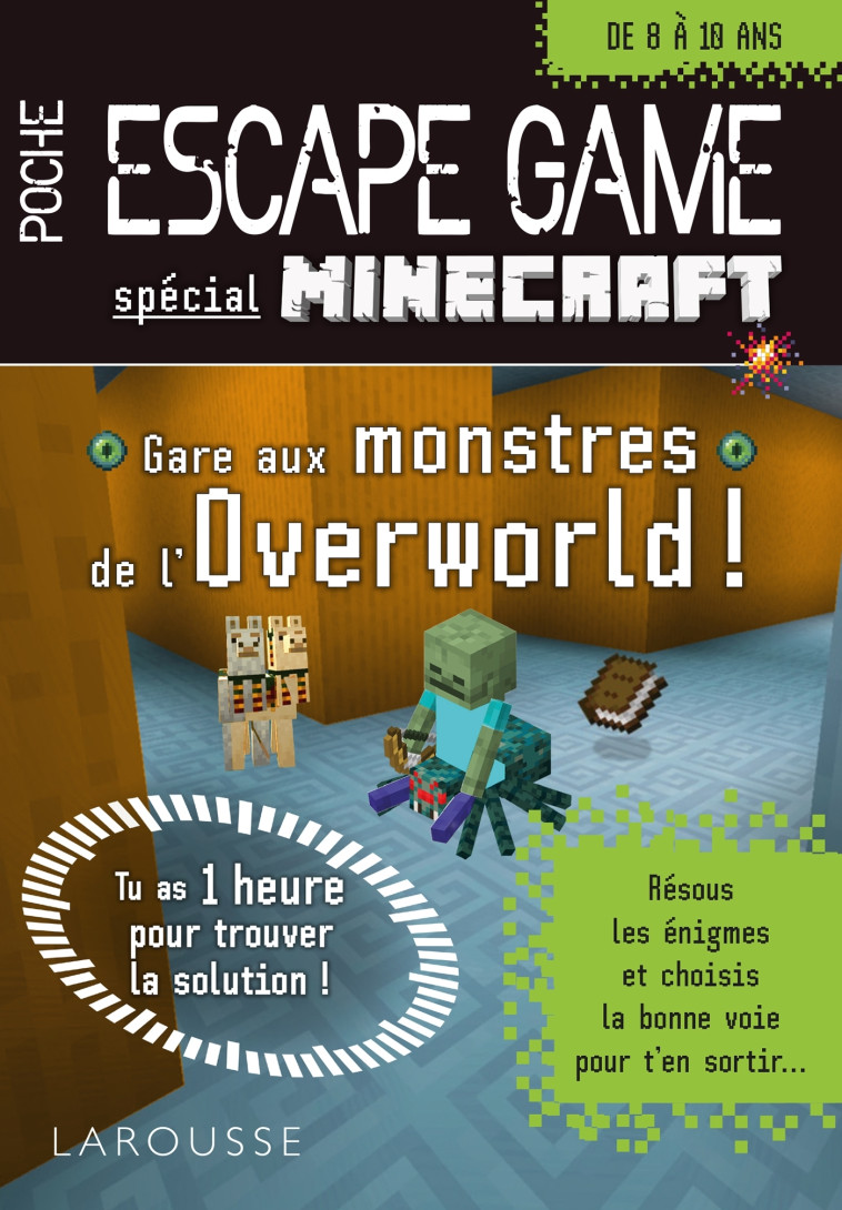 Escape game Minecraft - Les monstres de l'overworld -  Collectif - LAROUSSE